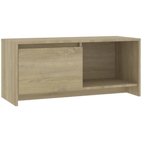 Meuble TV Chêne sonoma 90x35x40 (1/5)