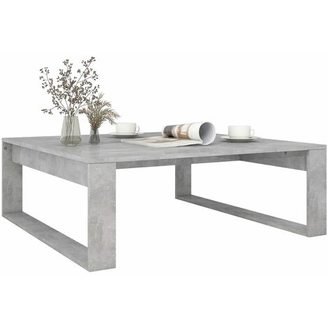 Table basse Gris béton 100x100x35 (1/5)