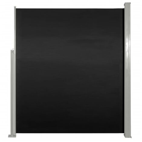 Auvent latéral de patio 160x300 Noir (1/5)