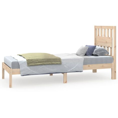 Lit Bois de pin massif 75x190 Petit simple 2 (1/5)
