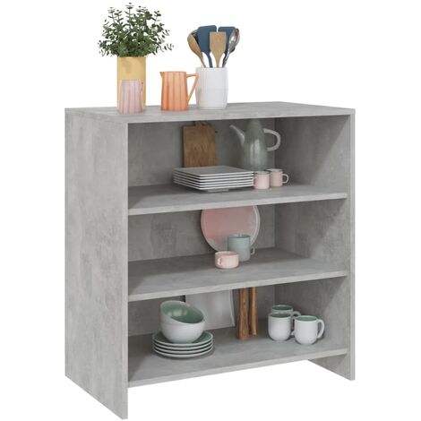 Etagères Gris béton 70x40,5x75 cm (1/5)