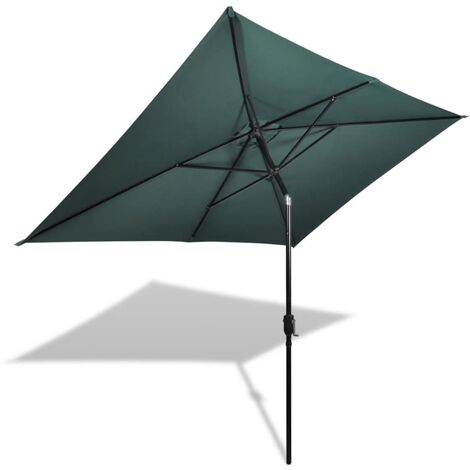 Parasol 200 x 300 cm Vert Rectangulaire (1/5)
