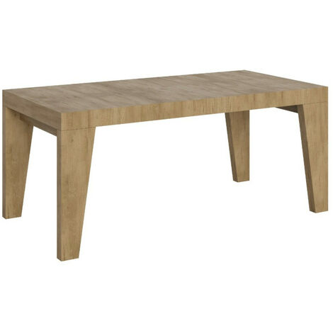 Table rectangulaire extensible 6 à 20 personnes L 180 à 440cm bois clair Naxo (1/5)