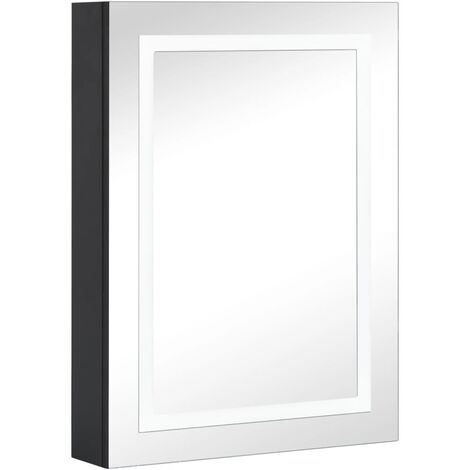 Armoire de salle de bain à miroir à LED 50x13x70 cm 2 (1/5)