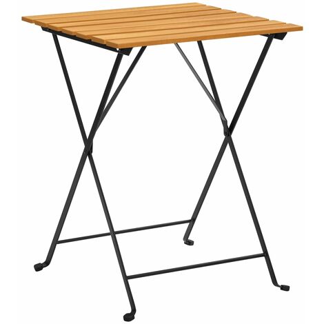 Table de bistro 55x54x71 Bois d'acacia massif (1/5)