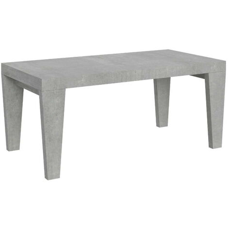 Table extensible 6 à 20 places gris cendré Kristo 180 à 440cm-Support 4 pieds (1/5)