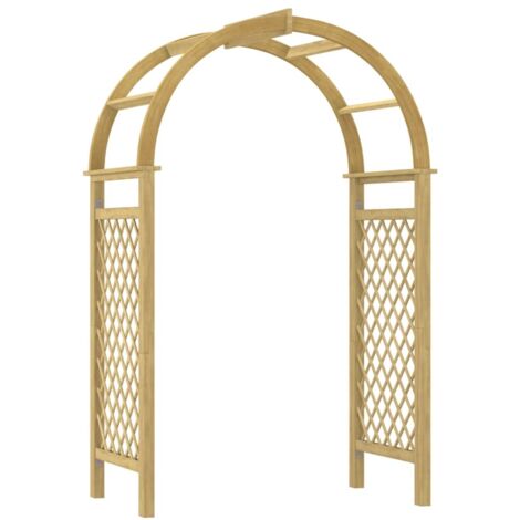 Arche avec treillis 141x97x243 Bois de pin massif imprégné (1/5)