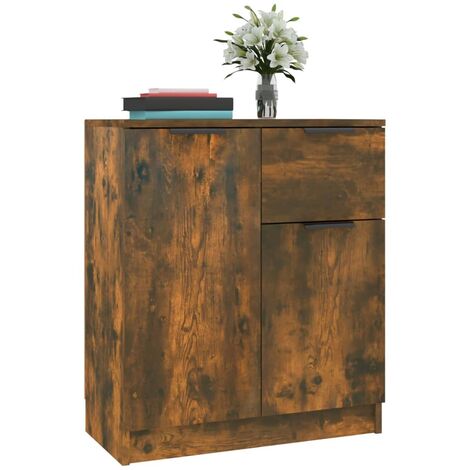 Buffet Chêne fumé 60x30x70 Bois d'ingénierie 2 (1/5)