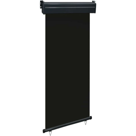 Auvent latéral de balcon 80x250 Noir (1/5)