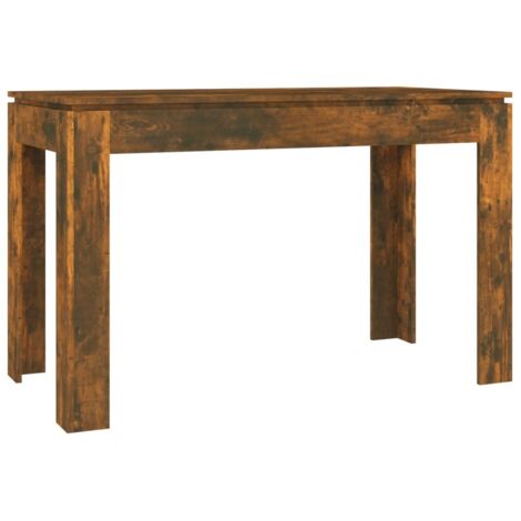 Table à dîner Chêne fumé 120x60x76 Bois d'ingénierie (1/5)