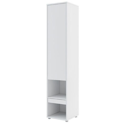 HOMCOM Étagère colonne armoire de rangement CD 12 compartiments 21L x 20l x  175H cm capacité max. 204 CD coloris hêtre pas cher 