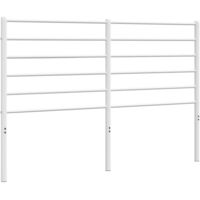 Tête de lit métal blanc 120cm