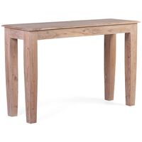 Console en bois massif d'acacia clair Dikota 120cm
