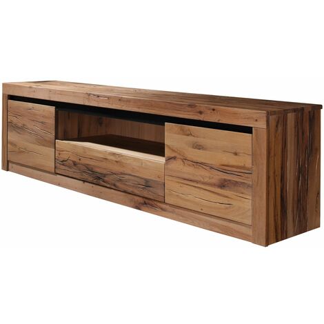 mobile TV in legno di Quercia Selvatica/ Cerro 202x42x55 quercia naturale oliato MONTREUX 105