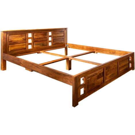 OXFORD #0503 Comodino in legno di acacia - laccato / miele 55x40x80
