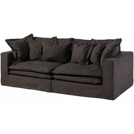 SYLT Divano 2 posti - stoffa / verde scuro 238x117x90