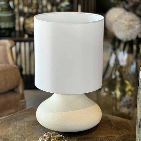 Lampe à poser Kalipe blanc mat 26x42cm (1/4)