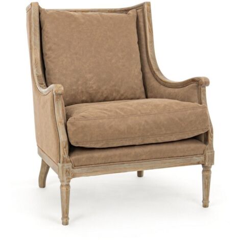 Fauteuil Caterina beige 75x85x98cm (1/5)