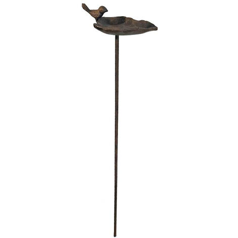 Mangeoire oiseaux feuille à planter 16x87cm (1/2)