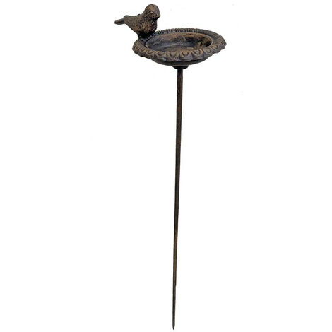 Mangeoire oiseaux à planter fonte 89x17cm