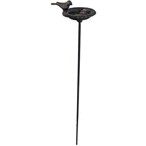 Mangeoire oiseaux à planter fonte 89x17cm