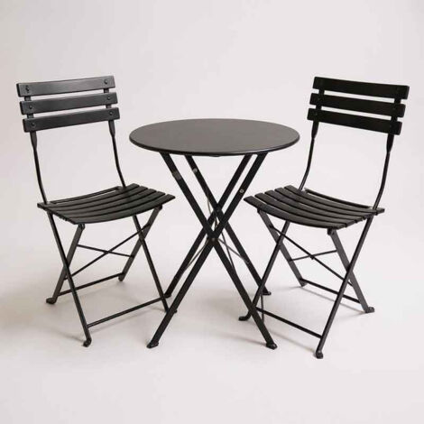 Ensemble table et 2 chaises 61x61x69cm (1/4)