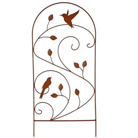 Treillage déco oiseaux 25x1x58cm