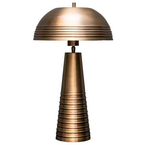 Lampe à poser dorée champignon 30x53cm