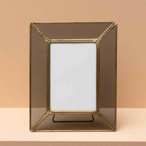 Porte photo verre fumé 19x24cm (1/4)