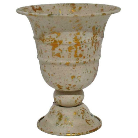 Pot de fleurs métal 16x16x19cm (1/2)