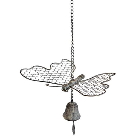 Cloche carillon papillon mirage 30x24x70cm (1/3)