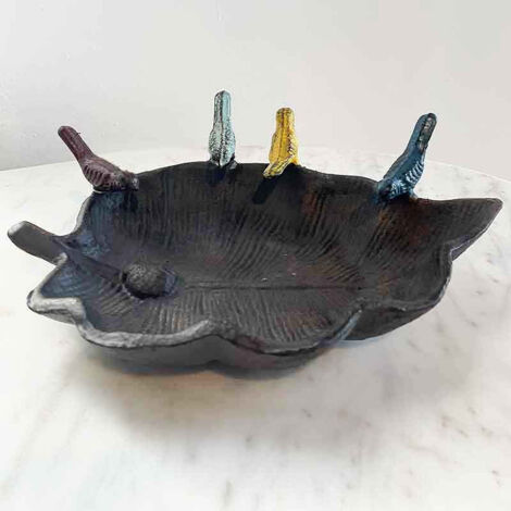 Mangeoire feuille gourmande 23x18x7cm (1/5)