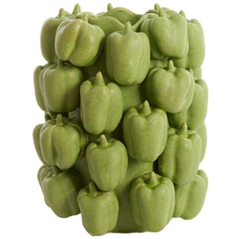 Vase Bellpepper céramique vert 24x23x33cm (1/3)