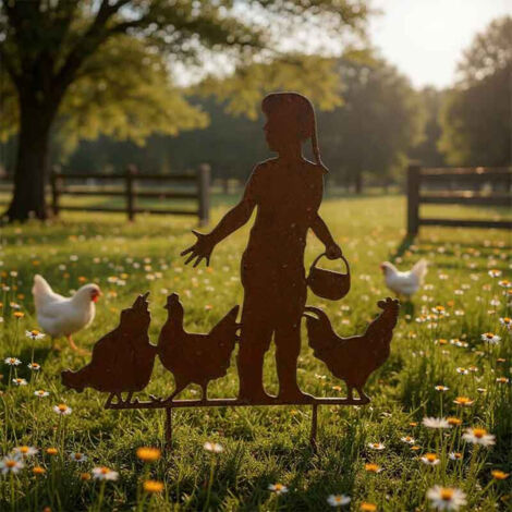 Silhouette déco jardin Campagne109x1x134cm (1/5)