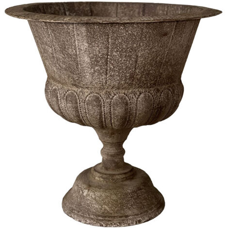 Vase vintage fer marron 59x59x57cm (1/4)