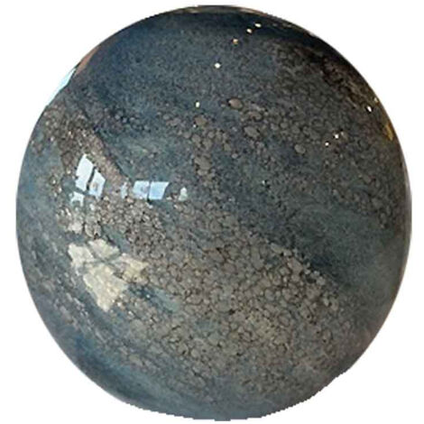 Lampe boule led Galaxie verre bleu clair 14x14x14cm