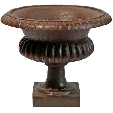 Vase médicis fonte à godrons 44x38cm