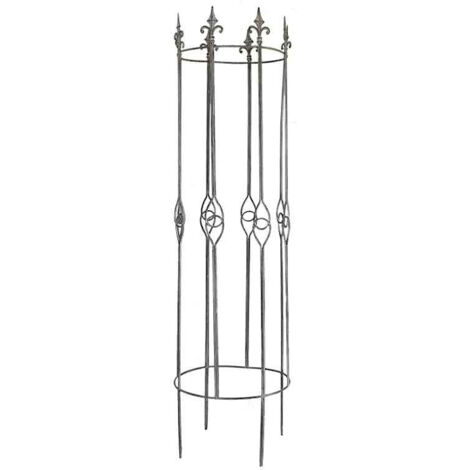 Grande colonne jardin fleur de lys 40x154cm (1/2)