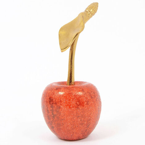 Cerise Gabriela rouge aluminium 10x10x21cm (1/2)