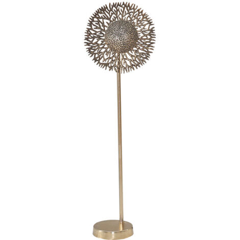 Lampadaire doré soleil 43x26x148cm (1/2)