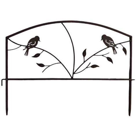 Barrière jardin oiseaux 57x41cm (1/4)