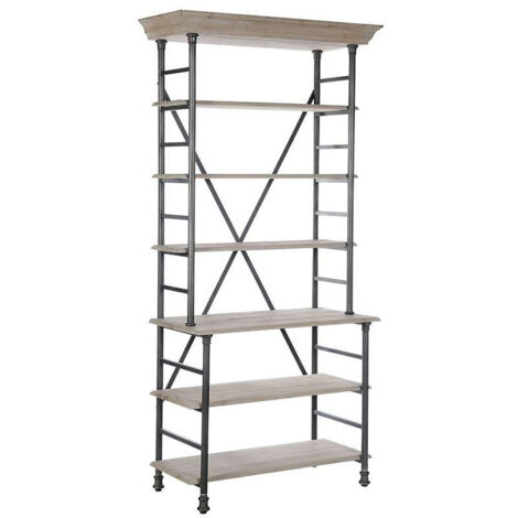 Grande étagère pin 112x50x220cm (1/3)