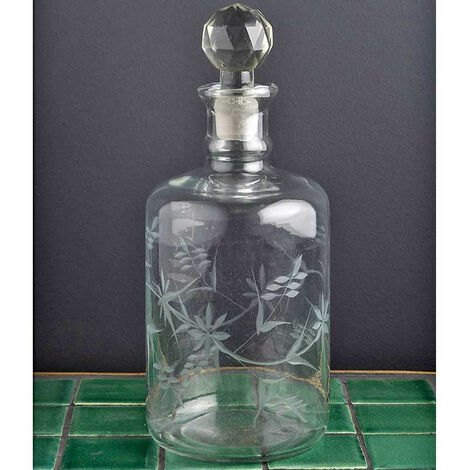 Grande carafe gravé Mona 0.9L 19x11cm (1/2)