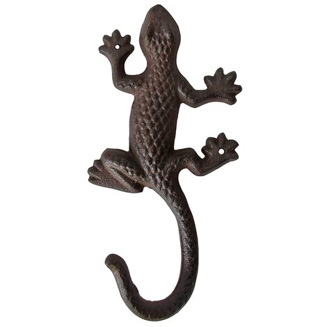 Salamandre Fonte marron 6x13x23cm