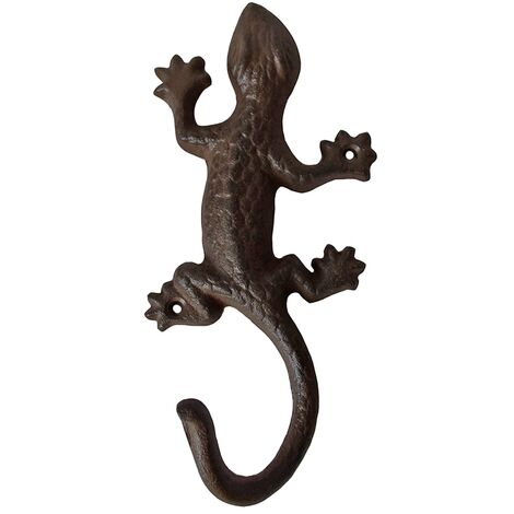 Salamandre déco fonte 18x9x4cm