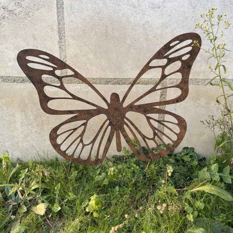 Silhouette déco papillon 50x40cm
