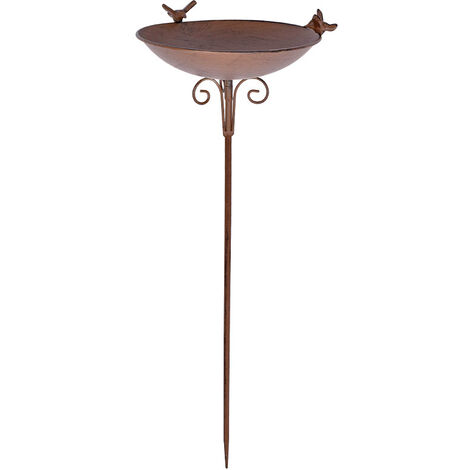 Mangeoire oiseaux acier 25x110cm