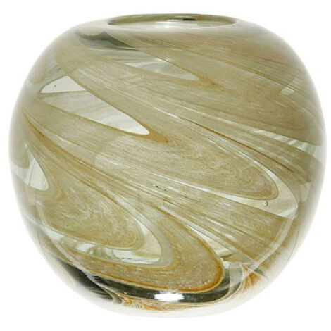 Vase amarres sauge verre 21x19cm (1/2)