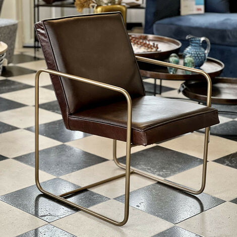 Fauteuil cuir circuit 85x68x57cm (1/3)