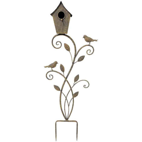 Nichoir oiseaux fer 32x11x105cm (1/3)